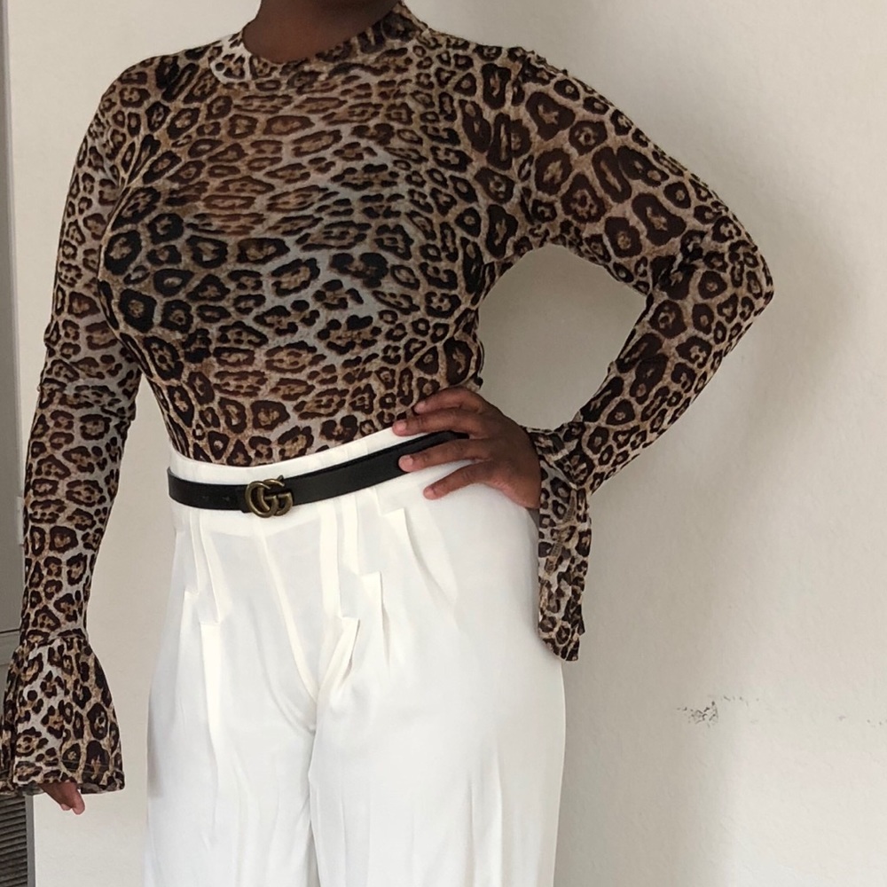 Animal print Body Suit